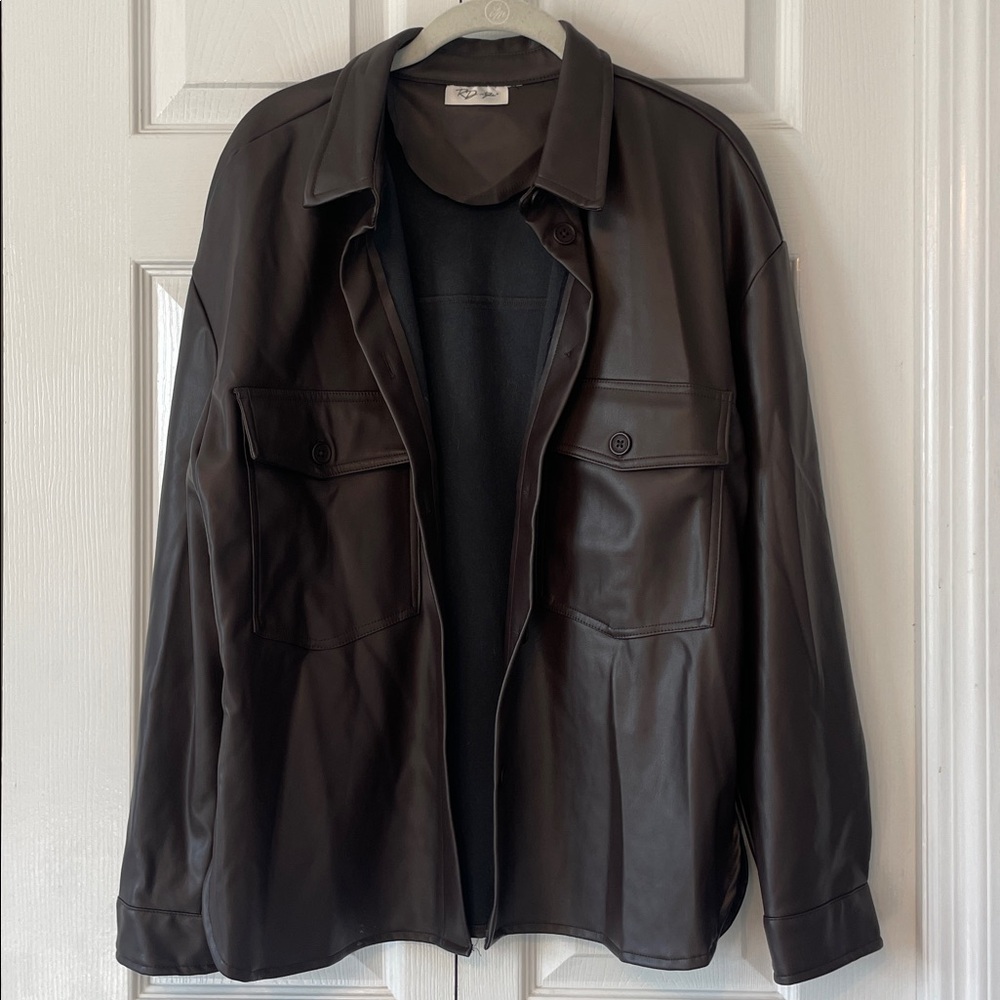 RD Style Faux Leather Jacket